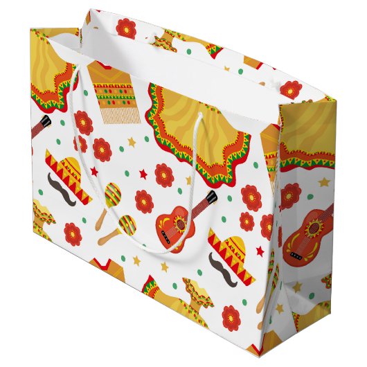 Cinco de Mayo Fiesta in Mexico-vakantie Large Cadeautasje (Achterkant Gekanteld)