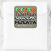 Cinco de Mayo Fiesta Instructies Stickers (Tas)