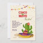 Cinco de Mayo Fiesta Invitation Kaart (Voorkant)