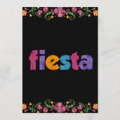 Cinco de Mayo Fiesta Invitation Kaart (Achterkant)