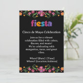 Cinco de Mayo Fiesta Invitation Kaart (Staand voorkant)
