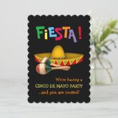 Cinco de Mayo Fiesta Kaart (Staand voorkant)