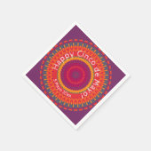 Cinco de Mayo Fiesta Kaleidoscoop Partij Servet (Hoek)