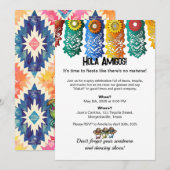 Cinco de Mayo Fiesta Kleurrijke Banners Kaart (Voorkant / Achterkant)