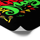Cinco de Mayo Fiesta Mexicaanse Partij 5 De Mayo M Poster (Hoek)