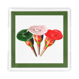 Cinco de mayo, fiesta mexican acryl dienblad