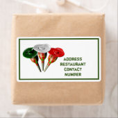 Cinco de mayo, fiesta mexican gepersonaliseerd lab etiket (Insitu)