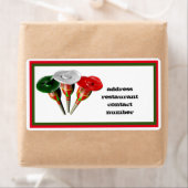 Cinco de mayo, fiesta mexican gepersonaliseerd lab etiket (Insitu)