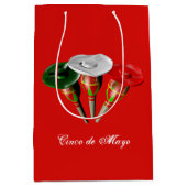 Cinco de mayo, fiesta mexican, gepersonaliseerd medium cadeauzakje (Voorkant)
