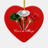 Cinco de mayo, fiesta mexican keramisch ornament (Voorkant)