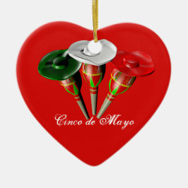 Cinco de mayo, fiesta mexican keramisch ornament