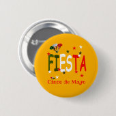 Cinco de mayo, fiesta mexican ronde button 5,7 cm (Voorkant /achterkant)