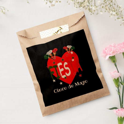 Cinco de mayo, fiesta mexican-tas bedankzakje (Gezegeld)