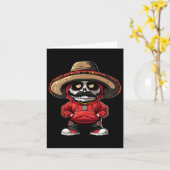 Cinco de Mayo Fiesta Mexico Skeleton Party Somber Kaart (Gele Bloem)
