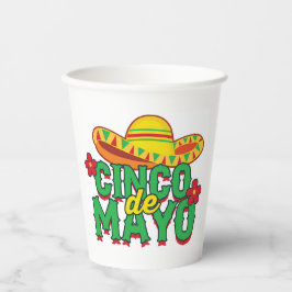 Cinco de Mayo Fiesta Papieren Bekers