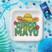 Cinco de Mayo Fiesta Papieren Bordje (Feest)