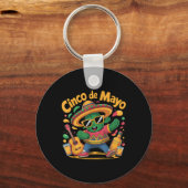 Cinco de Mayo Fiesta Party 5 De Mayo Grappig Mexic Sleutelhanger (Voorkant)