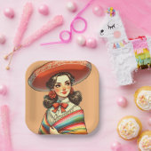 Cinco de Mayo Fiesta Party Favoriet Feest Papieren Bordje (Feest)