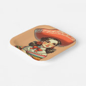 Cinco de Mayo Fiesta Party Favoriet Feest Papieren Bordje (Gebogen)