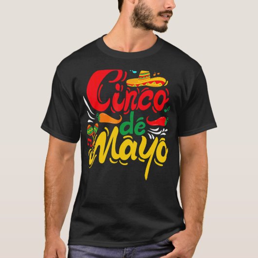 Cinco De Mayo Fiesta Party Mexican Party Mexico F T-shirt (Voorkant)