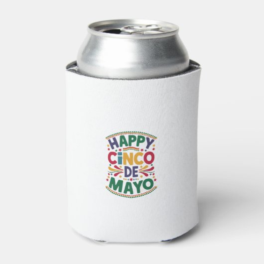 Cinco de Mayo Fiesta Personalized  Blikjeskoeler (Blikje Voorkant)