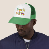 Cinco de Mayo Fiesta Pinata Taco Cactus Maracas Trucker Pet (In situ)