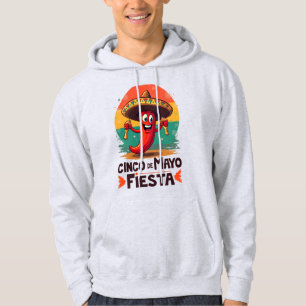 Cinco de Mayo Fiesta – pittig en leuk Mexicaans fe Hoodie