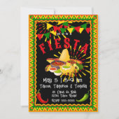 Cinco de Mayo Fiesta Salsa Invitation Kaart (Voorkant)