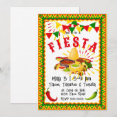 Cinco de Mayo Fiesta Salsa Kaart (Voorkant / Achterkant)