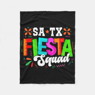 Cinco de Mayo Fiesta San Antonio Texas Familie wed Fleece Deken