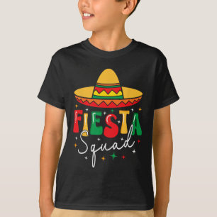 Cinco de Mayo Fiesta Squad Grappig Mexicaans Fiest T-shirt