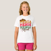 Cinco de Mayo Fiesta Squad Mexicaanse partij T-shirt (Voorkant volledig)