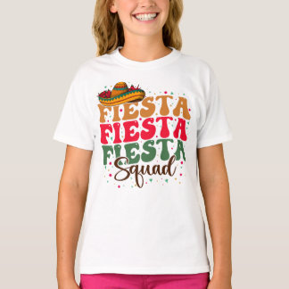 Cinco de Mayo Fiesta Squad Mexicaanse partij T-shirt