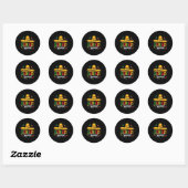 Cinco de Mayo Fiesta Squad Mexican Party Cinco de Ronde Sticker (Vel)