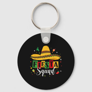Cinco de Mayo Fiesta Squad Mexican Party Cinco de Sleutelhanger