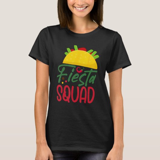 Cinco De Mayo Fiesta Squad Mexican Party Cinco De  T-shirt (Voorkant)