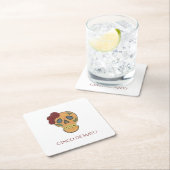 Cinco de Mayo Fiesta Sugar Skull Party Kartonnen Onderzetters (Insitu)