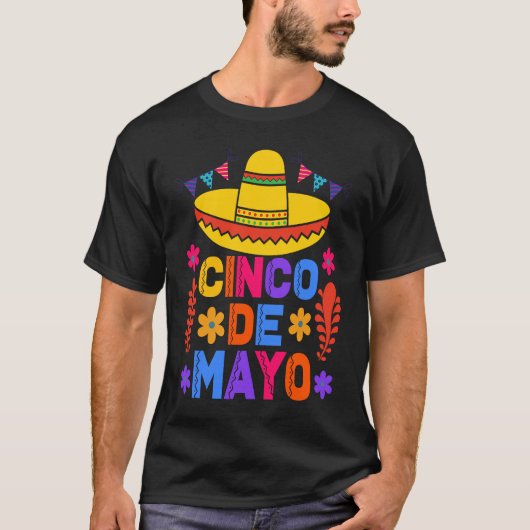 Cinco De Mayo Fiesta Surprise Camisa 5 De Mayo Viv T-shirt (Voorkant)