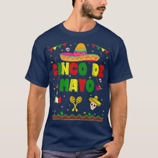 Cinco de Mayo Fiesta Surprise Camisa 5 de Mayo Viv T-shirt
