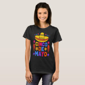Cinco De Mayo Fiesta Surprise Camisa 5 De Mayo Viv T-shirt (Voorkant volledig)