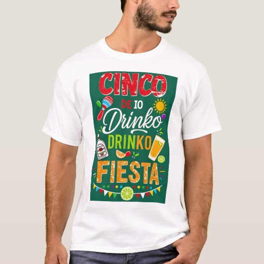 Cinco de Mayo fiesta T-shirt (Voorkant)