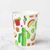 Cinco de Mayo Fiesta Taco Verjaardagsfeest Papieren Bekers (Rechts)