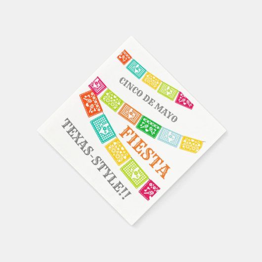 Cinco de Mayo Fiesta Texas Servet (Hoek)