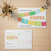 Cinco de Mayo Fiesta Texas Uitnodiging Briefkaart