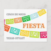 Cinco de Mayo Fiesta Texas Uitnodiging Briefkaart (Voorkant)