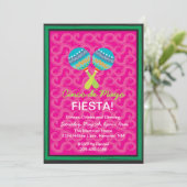 Cinco de Mayo Fiesta-uitnodigingen Kaart (Staand voorkant)