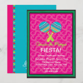 Cinco de Mayo Fiesta-uitnodigingen Kaart (Voorkant / Achterkant)