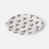 Cinco de Mayo Fiesta Waterverf Cactus Papieren Bordje (Gekanteld)