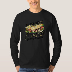 Cinco de Mayo Fitness Taco in mijn mond Mexicaanse T-shirt