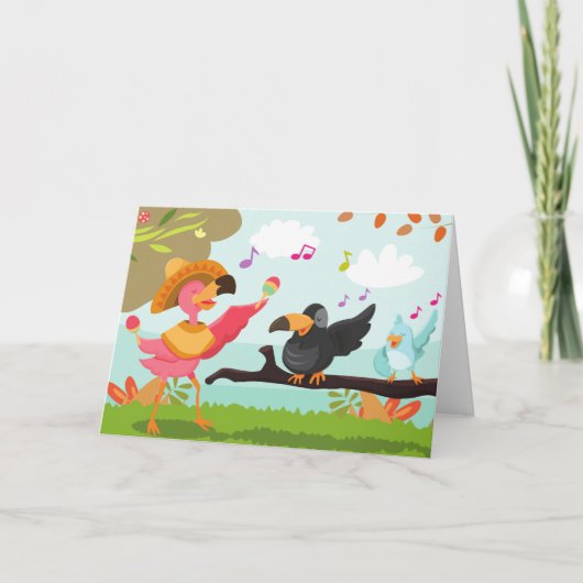 cinco de mayo flamingo (Voorkant)